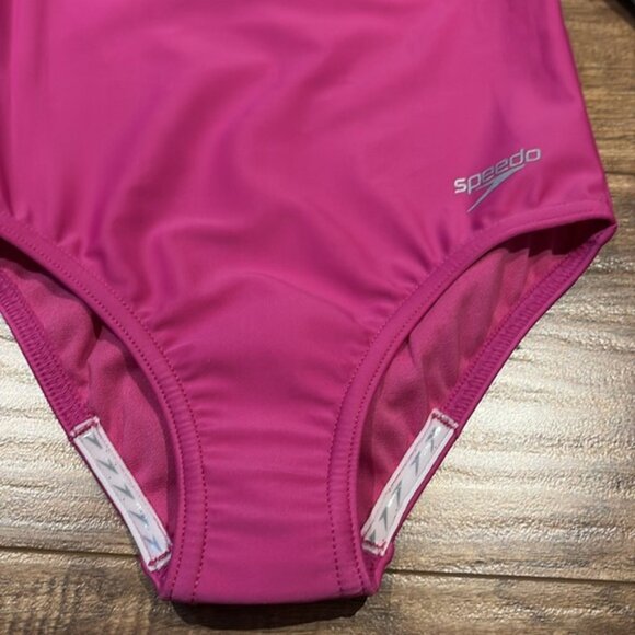 Speedo girls pink one piece swim bathing suit - Picture 4 of 13